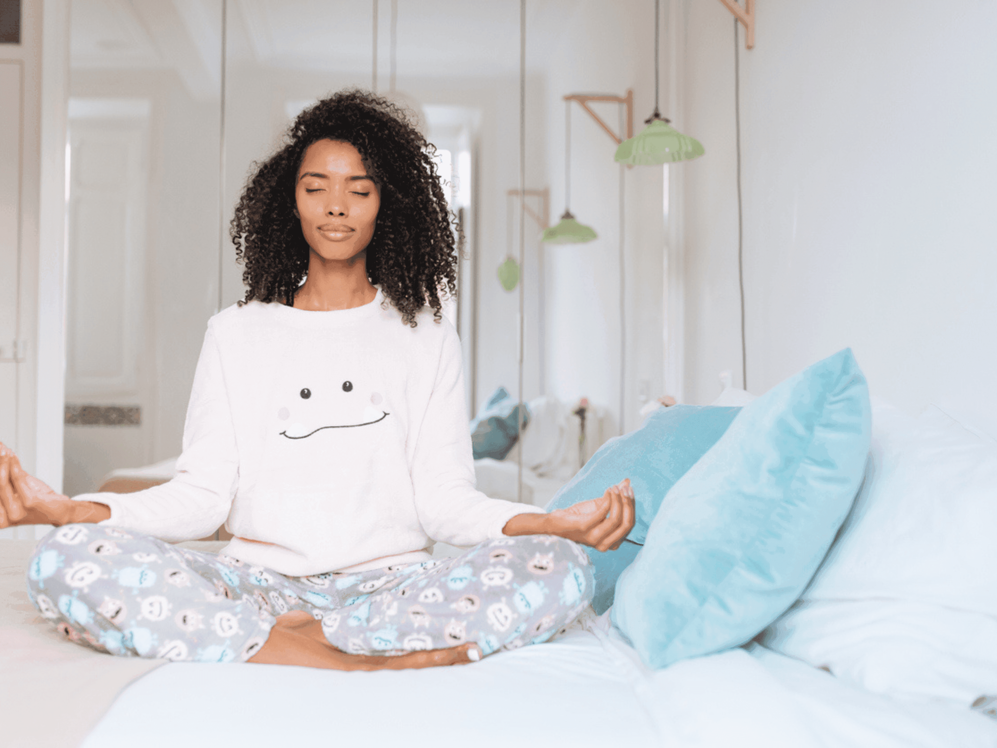 Meditation improves sleep quality, backed by science Card